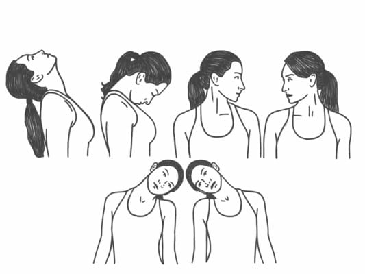 Боль шеи во время сна - растяжка